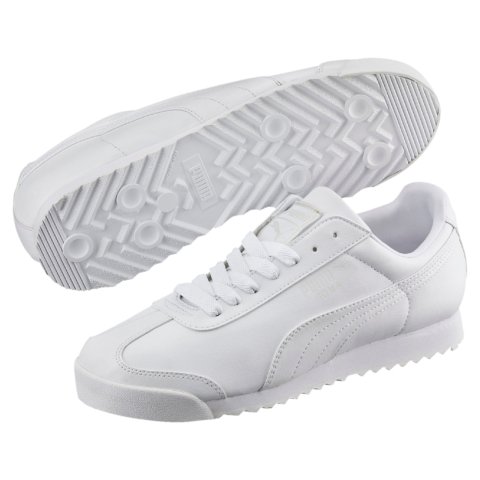 Puma Unısex Roma Basic Spor Ayakkabı-Beyaz-35357221