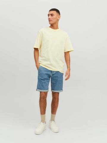 Jack & Jones Jorfaded Erkek Bisiklet Yaka Tişört Sarı 12234809