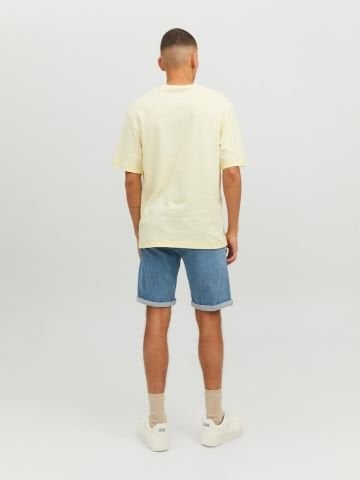 Jack & Jones Jorfaded Erkek Bisiklet Yaka Tişört Sarı 12234809