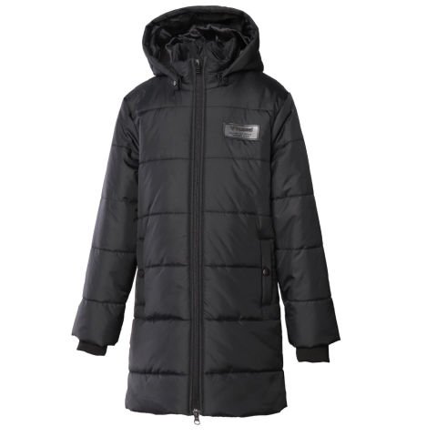 Hummel Cason Kız Çocuk Kapüşonlu Uzun Mont Siyah 940170-2001