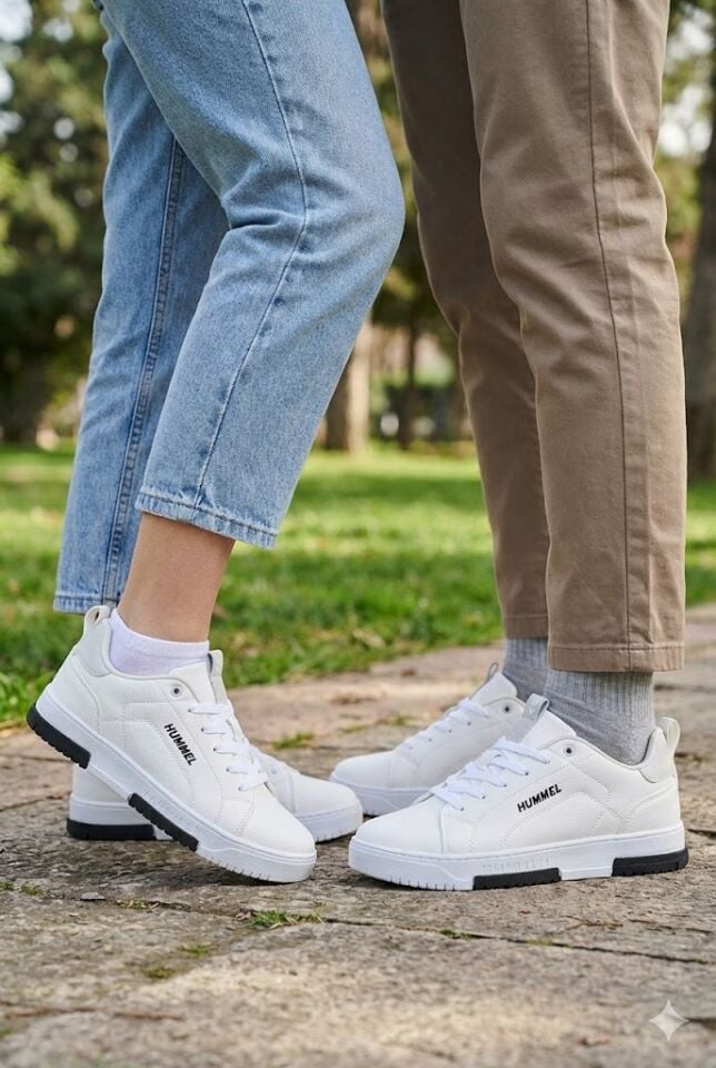 HML ACNE  UNİSEX SPOR AYAKKABI BEYAZ/SİYAH 900238-9124