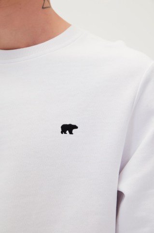 Bad Bear Presage Erkek Sweatshirt Beyaz