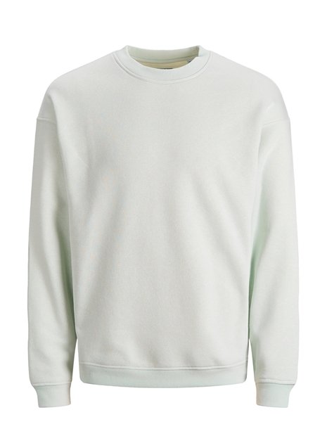 Jack&Jones Jorbrınk Erkek Bisiklet Yaka Sweatshirt-Beyaz 12186363