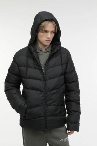 Kinetix M-SN541 Mario Coat Erkek Siyah Mont