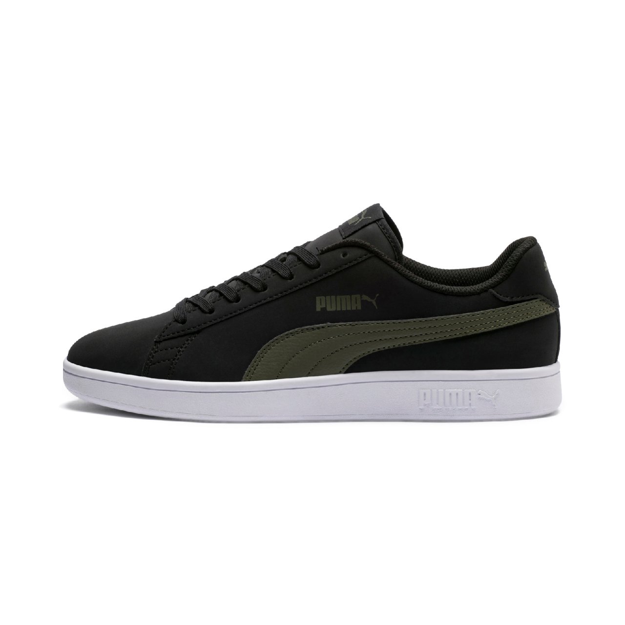 Puma Smash V2 Buck Unisex Günlük Spor Ayakkabı-Siyah-36516005