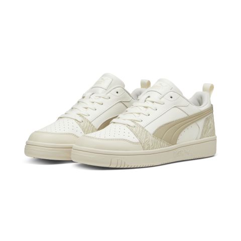Puma Rebound v6 Low Animal Fever Warm Unisex 39747601 - Beyaz