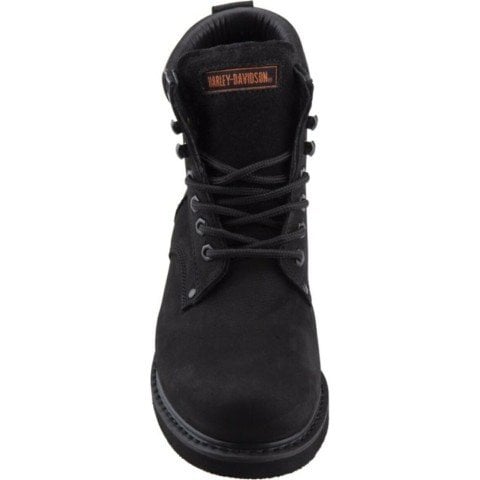 Harley Davidson Erkek Gibson Siyah Hakiki Nubuk  Deri Bot 025M100109
