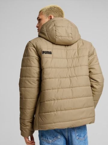 Puma Erkek Mont ESS Hooded Padded Koyu Sarı - 84893867