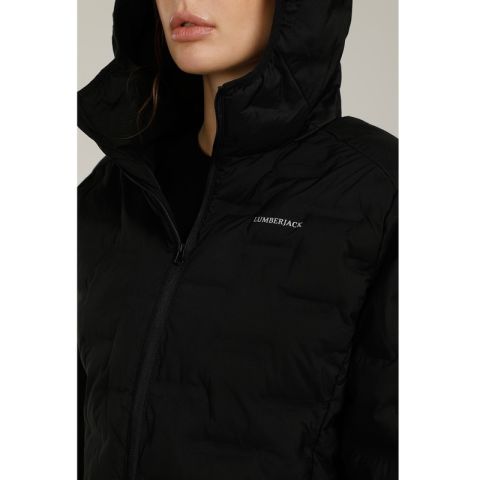 Lumberjack CT655 Alisa Coat 1PR Siyah Kadın Kısa Kaban 101044478