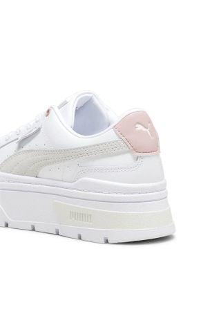 Puma Mayze Stack Kadın Spor Ayakkabı 38436314-Beyaz Pembe