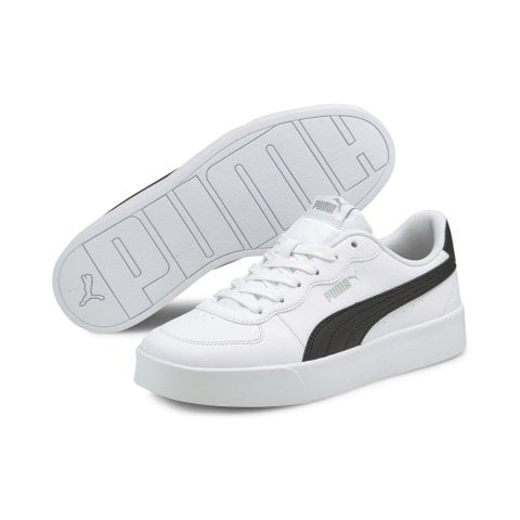 Puma Kadın Sky Clean Spor Ayakkabı Beyaz-Siyah 38014704