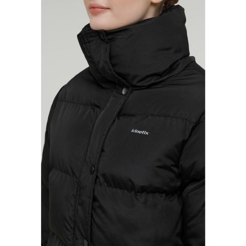 Kinetix Serena Coat 2pr Kadın Uzun Kaban W-SN2060-Siyah