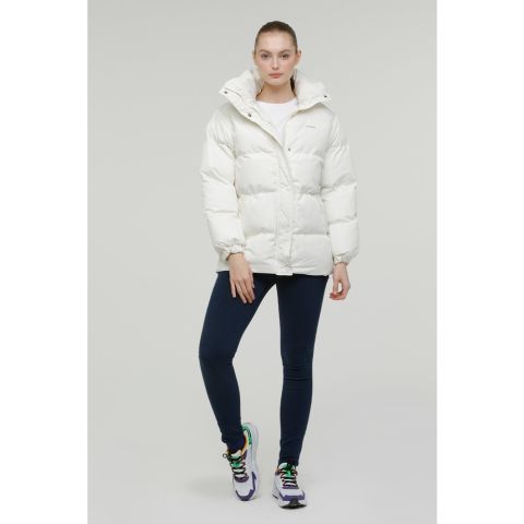 Kinetix  Serena Coat 2pr Kadın Uzun Kaban W-SN2060-Vanilya