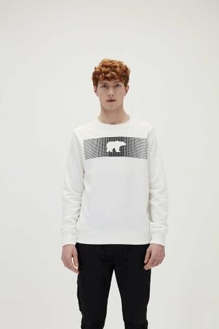 Bad Bear Fancy Erkek Sweatshirt - Beyaz 19.02.12.007