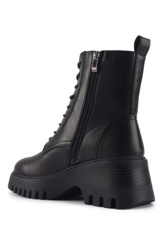 Lumberjack INT1223K033-KRK Bayan Deri Kürklü Bot 101482594/Siyah