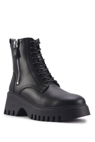 Lumberjack INT1223K033-KRK Bayan Deri Kürklü Bot 101482594/Siyah